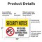 Signmission No Guns Allowed Beyond This Point OSHA Security Notice Sign, Plastic, 10in W x 7in L, 2PK OS-2PACK-SN-P-710-L-11611 - alternate 6